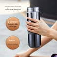 thumbnail image 3 of Electronic Coffee Maker Rechargeable Espresso Machine Portable Car Coffee Make Ground Coffee & Espresso Travel Camping, 3 of 8