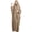 Khaki, variant on lanema Women One-Piece Prayer Dress Full Hooded Eid Jilbab Overhead Abaya Kaftan with Hijab Dubai Gown