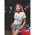 thumbnail image 2 of July 4Th Usa Independence Day T-Shirt Women -Image by Shutterstock, Female Large, 2 of 4