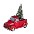 thumbnail image 1 of Evergreen 5"H Holiday Truck with Tree Light Up Ceramic Statuary, Red, 1 of 6