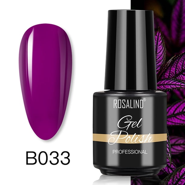 Gel de uñas transparente para esculpir uñas para decoración de uñas ROSALIND 7 ml Esmalte en gel brillante para diseño de uñas con lámpara LED/UV