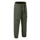 thumbnail image 5 of Pantalones cargo de pana para hombre - Corte jogger cónico - Poliéster, ropa urbana, múltiples bolsillos, tallas S-XXL, 5 of 6