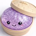 thumbnail image 1 of Juguete Squishy XWB Dumpling con Brillos de Secado Lento para Alivio del Estrés, 1 of 8