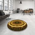 thumbnail image 4 of Ahgly Company Machine Washable Indoor Rectangle Transitional Night Red Area Rugs, 5' x 7', 4 of 7