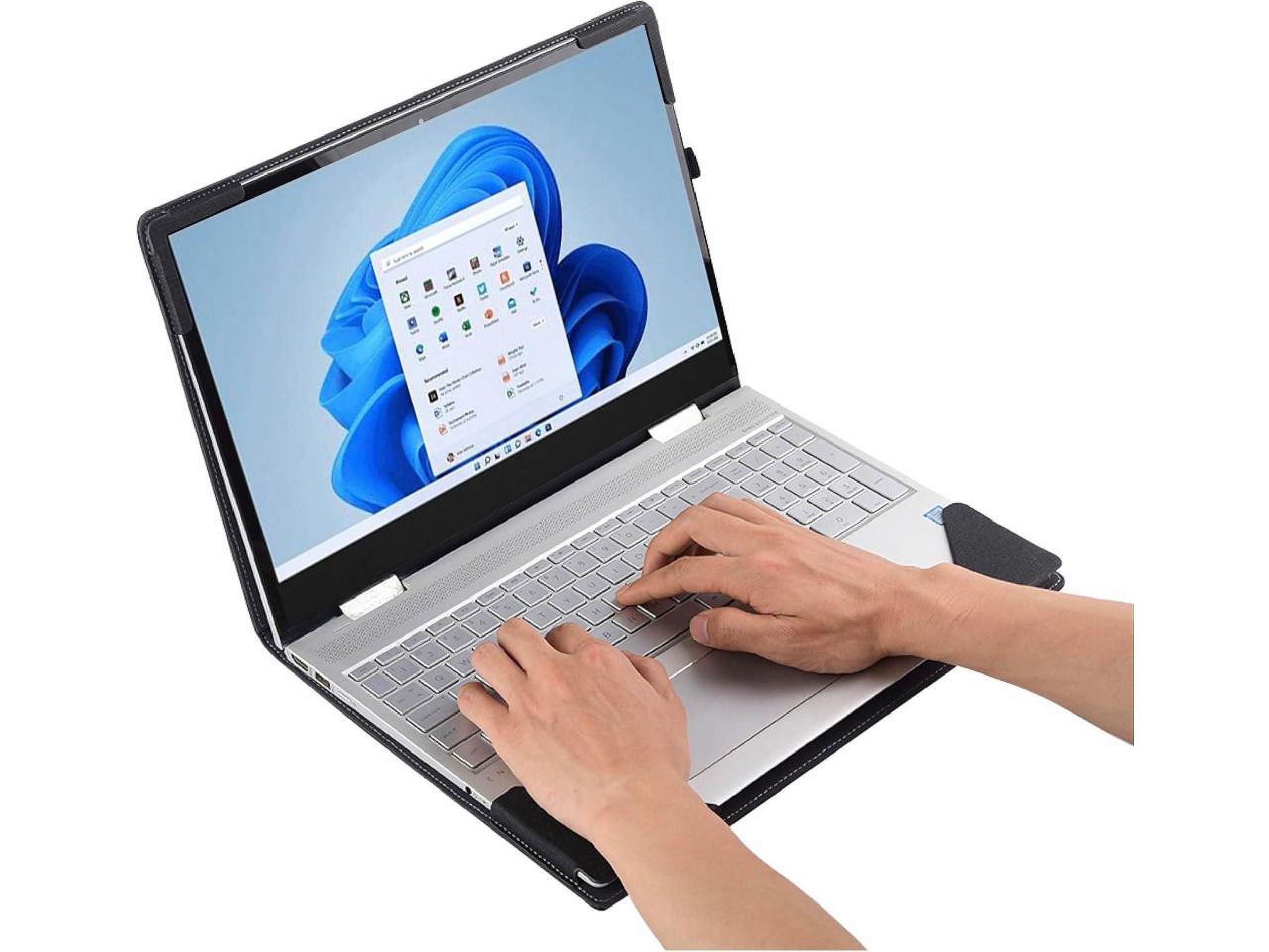 Laptop Case Cover for 16 inch Samsung Galaxy Book 4 Pro 360 / Galaxy Book 4 Ultra / Galaxy Book4 Pro, 2 in 1 PU Leather Protective Bag Sleeve with Pen Holder