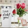 thumbnail image 5 of Nurse Gifts.I Will Stab You Tumbler Gifts.20 oz (White)Nursing Graduation Mug Gift for Nurses Birthday Christmas Appreciation Gifts.Funny Nurse Week Nurse Day Gag Gift for Nurse RN Nursing Student., 5 of 6