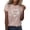 Light Pink, variant on Women's "Team Bride" Graphic T-Shirt, Bachelorette Party Casual Short Sleeve Tee, Soft Breathable Bridal Party Top, 8 Colors, S-XXXL
