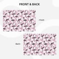 thumbnail image 3 of Rocae Pineapple Flamingo Printed Heat Resistant Place Mats,Classic Hemstitch Cloth Fabric Placemats Imitation Linen Place Mat Table Mats 18x12 inch, 3 of 5