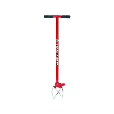 Garden Weasel Claw Pro To Cultivate, Loosen, Aerate, Weed, No Bending, Red