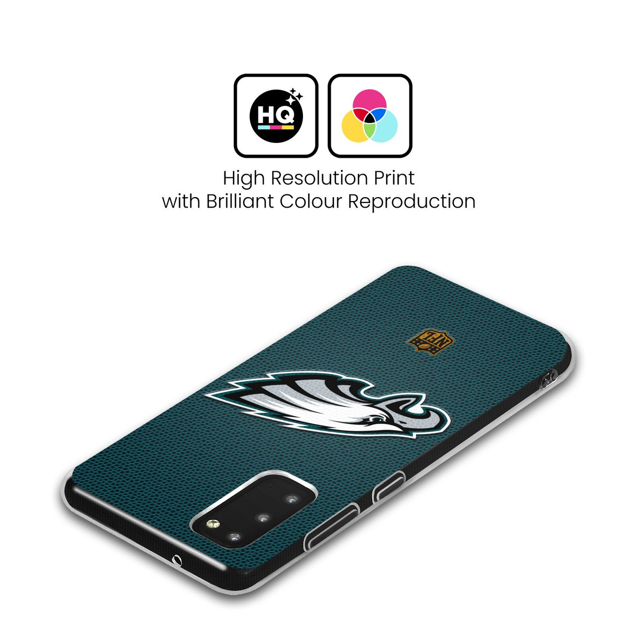 Head Case Designs NFL Philadelphia Eagles Logo Football Soft Gel Case for Samsung Galaxy S22+ 5G