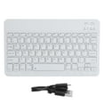thumbnail image 1 of Clavier Bluetooth, HB030 13 Po Clavier 78 Touches Fournitures pour Tablette Clavier Blanc Durabilité Prolongée, 1 of 14