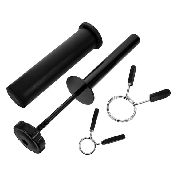 Milisten Add Weight Barbell Loading Pin Black Carbon Steel 1 Set