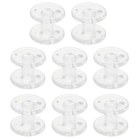 

8pcs Pleated Shade Hold Downs Spool Tensioner Transparent Cord Retainer Spools