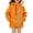 Orange, variant on XXWXYD Kids Girls Waterproo𝖿 Rain Jacket Lightweight Windbreaker Zipper Hooded Coats With Pockets Youth Kids Cycling Raincoat Back-to-School Lightweight Windbreaker 3-12T