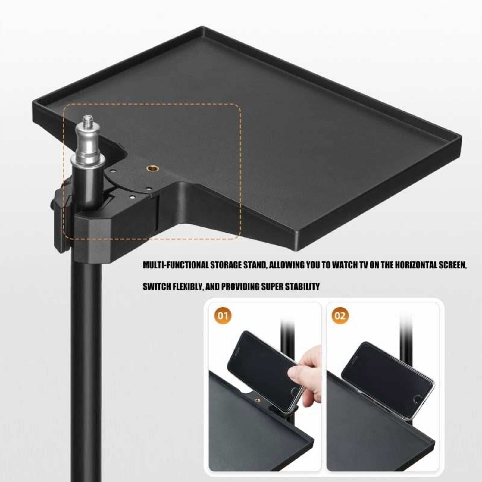 CEORPER Double Purpose Microphones Stand Tray Shelf For Holding Mixer Controllers