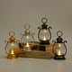 thumbnail image 5 of Lámpara de Navidad, luces LED, cadena pequeña, aceite, decoración de hogar, luces de Navidad, luces decorativas, luz de cadena, para dormitorio, metal, base de madera, diseño de dos niveles,, 5 of 9