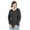Gray, variant on Women's Crewneck Pom Pom Pullover Jersey Youth Long Sleeve Baseball Tee Shirt Blank-Black-XS