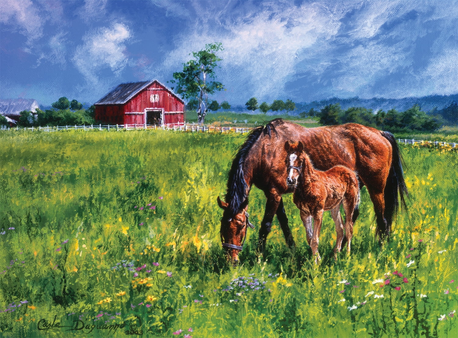 Buffalo Games 1000-Piece Country Life Near and Dear Jigsaw Puzzle