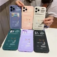 thumbnail image 2 of Fashion Card Wallet Case For iPhone 14 Pro Max 11 12 13 Pro Max XR X XS Max 7 8 Plus Sports Sneakers Tags Soft Silicone Cover, 2 of 5