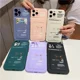 thumbnail image 2 of Funda tipo billetera con tarjetero de moda para iPhone 14 Pro Max 11 12 13 Pro Max XR X XS Max 7 8 Plus, funda deportiva de silicona suave, 2 of 4