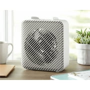 Pelonis 1500W Electric Fan-Forced 3-Speed Space Heater, White, Indoor Use
