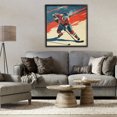 thumbnail image 3 of Stupell Industries Modern Dynamic Hockey Moment Black Framed Giclee Art, 24 x 24, by Lazar Studio, 3 of 8