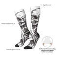 thumbnail image 4 of Sigee Skeleton Book Lover for Socks for Men Women Socks Stocking Compression Socks, 4 of 6