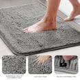 thumbnail image 5 of ZOPZO 100% Polyester Thick Absorbent Bath Mats, 3 Pcs Set, Grey, 5 of 6