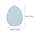 thumbnail image 4 of FRCOLOR Makeup Powder Puff 12pcs Makeup Blending Powder Puff Facial Foundation Puff Mini Powder Puffs,1.57"X1.26"X0.2", 4 of 5