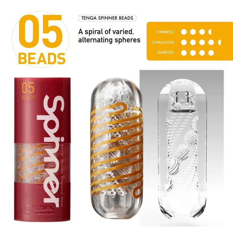 Tenga Spinner 05 Beads Reusable Spinning Masturbator for Him