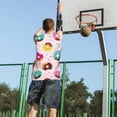 thumbnail image 5 of Sikiie Donut Basketball Jersey Reversible Men's Mesh Athletic Sports Shirts Training Practice S-4XL4X-Large, 5 of 6