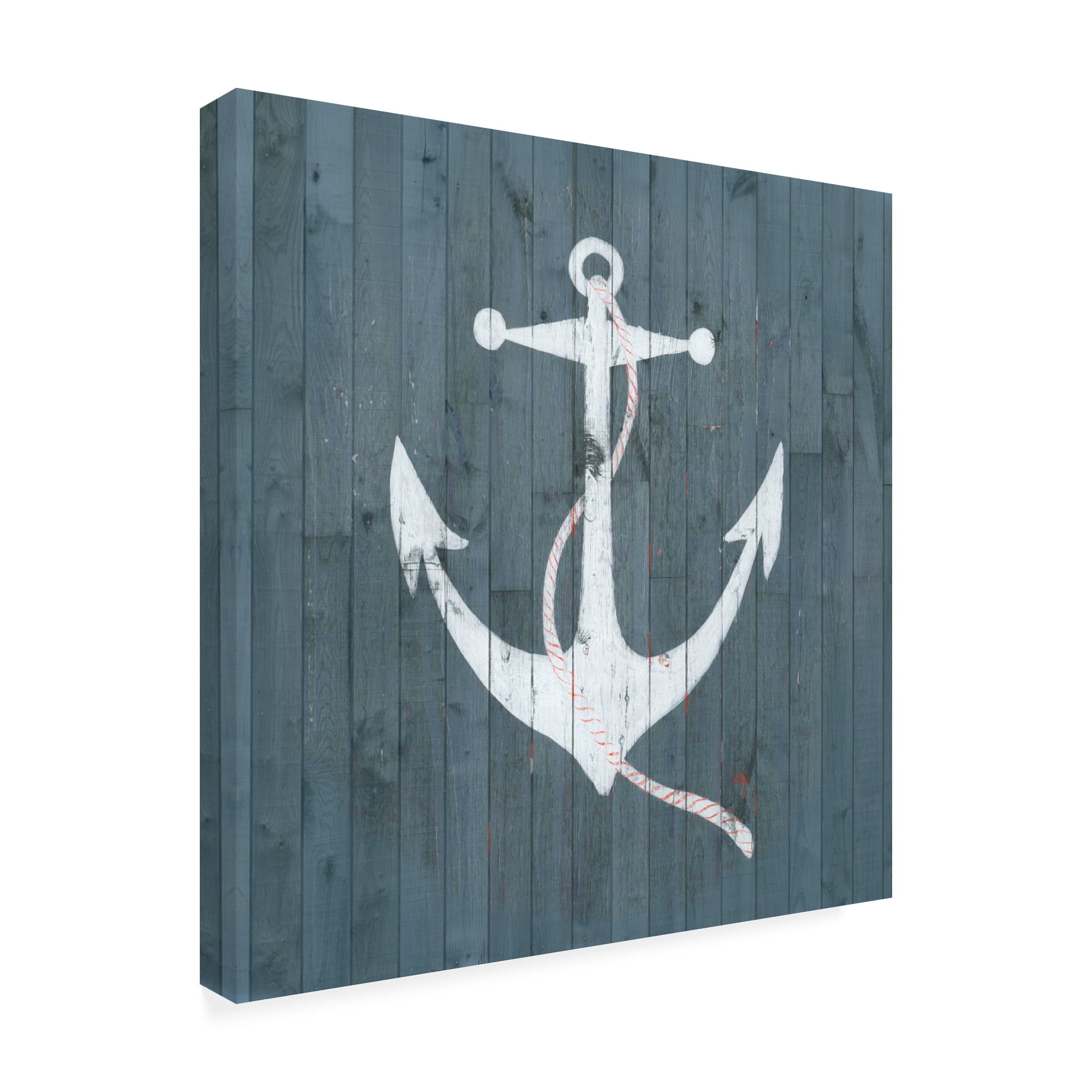 Trademark Fine Art 'Nautical Plank IV' Canvas Art by Grace Popp