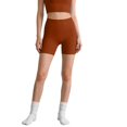 thumbnail image 2 of AHTJRT High Waisted Women Biker Shorts Buttery Soft Elastic Tummy Control Shorts Lightweight Breathable Gym Yoga Workout Short Pants, 2 of 6