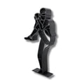 thumbnail image 3 of Baseball Pitcher Decor, Minimalist Line Art, 3D Printed Baseball Sculpture, 3 of 7