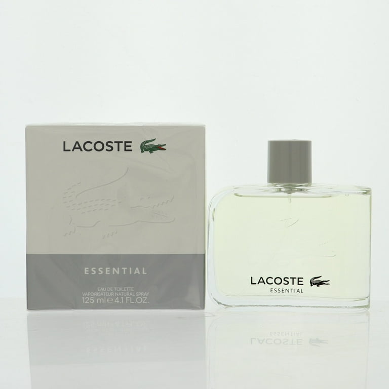 Lacoste Essential Eau de Toilette Spray for Men 4.2 oz Citrus