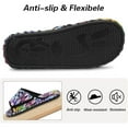 thumbnail image 6 of Leisfit Women's Diabetic Memory Foam Slide Slippers, Adjustable Open Toe Wide, 6 of 7