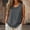 Grey Tops, variant on Women Casual Shirts Simple Solid Color Summer Sleeveless Knit Tank Tops With Pleated Round Neck Lightweight Breathable Tee For Everyday Wear Soft Blouse