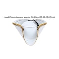 thumbnail image 2 of Hsqqdc Unisex Tricorn Colonial Pirate Hat, Historical Hat for Party, 2 of 7