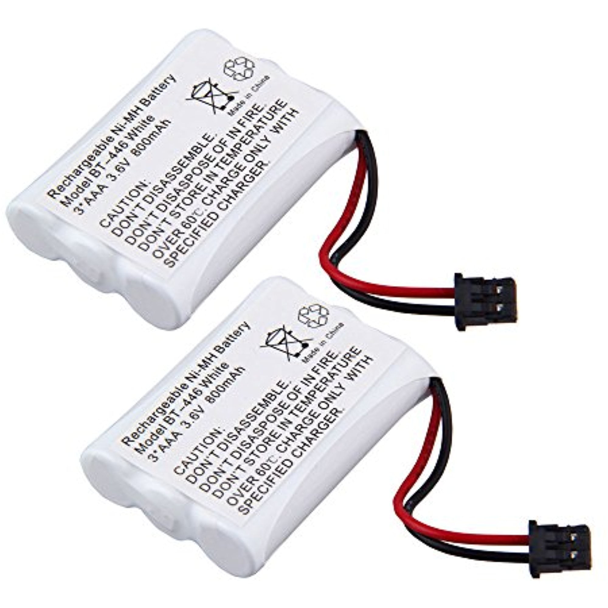 TOPCHANCES 2 Pack BP446 BT446 BT1005 Cordless Phone Battery 800mAH