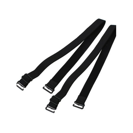 - Women Pair Black Adjustable Brassiere Bra Shoulder Elastic Straps