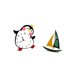 thumbnail image 5 of Reloj De Pared De Madera Con Forma De Pingüino De Dibujos Animados, Escultura De Velero De Hierro, Adorno De Mesa, Decoración Encantadora A Pilas Para El Hogar, Dormitorio, Decoración, 5 of 8