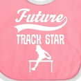 thumbnail image 4 of Inktastic Future Track Star Girls Sports Girls Baby Bib, 4 of 4