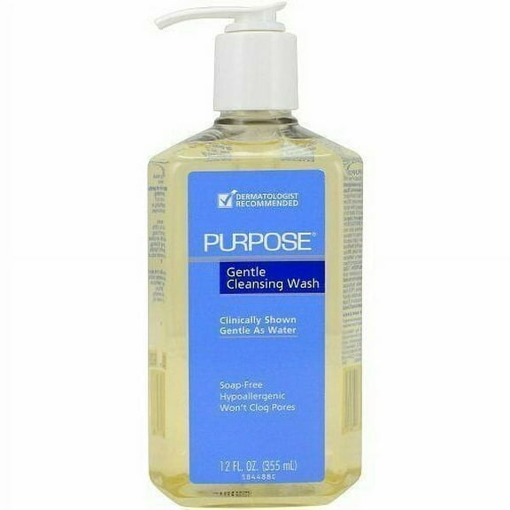 Purpose Gentle Cleansing Wash, 12-Ounce Pump Bottles Pack of 2