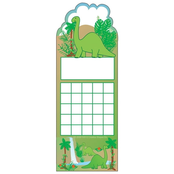 SHAPES ETC. Personal Incentive Chart - Dinosaur