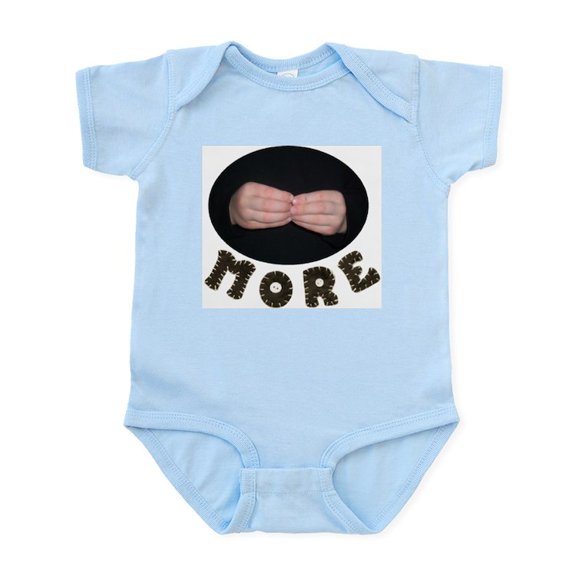 CafePress - ASL: Baby Signs More Infant Bodysuit - Baby Light Bodysuit, Size Newborn - 24 Months