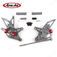 thumbnail image 2 of Arashi (Version 2.0) Rearsets for Kawasaki Ninja ZX6R ZX636 2018 - 2023 Motorcycle Accessories Adjustable Footrests Foot Pegs ZX-6R ZX-636 Gray 2019 2020 2021 2022, 2 of 6