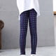 thumbnail image 5 of Leggings Para Niños Medias Para Bebés Otoño Invierno Pantalones Para Niñas Pantalones Elásticos Impreso Cepillado Cálido Leggings Casuales Azul Marino Odeerbi  LM103-10720, 5 of 6