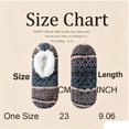 thumbnail image 3 of Unisex Slipper Socks with Non Slip Grips, Thick Fuzzy Socks Lined Warm Mid Calf House Sock 1 Pair for Indoor Floor and Sleep Black, 3 of 3
