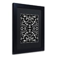 thumbnail image 3 of Trademark Fine Art "Black & White Pattern" Canvas Art by Color Bakery, Black Matte, Black Frame, 3 of 4