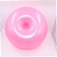 thumbnail image 3 of 1 piece yoga helper ball burst fitness ball donut shape air pump for stretching and effective training at home pink, 3 of 5